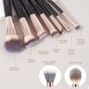 MAANGE 9PCS Brochas de Maquillaje Profesional Set de Brochas para