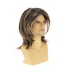 Sallcks Mens Blonde Brown Long Straight Synthetic Natural Looking Costume