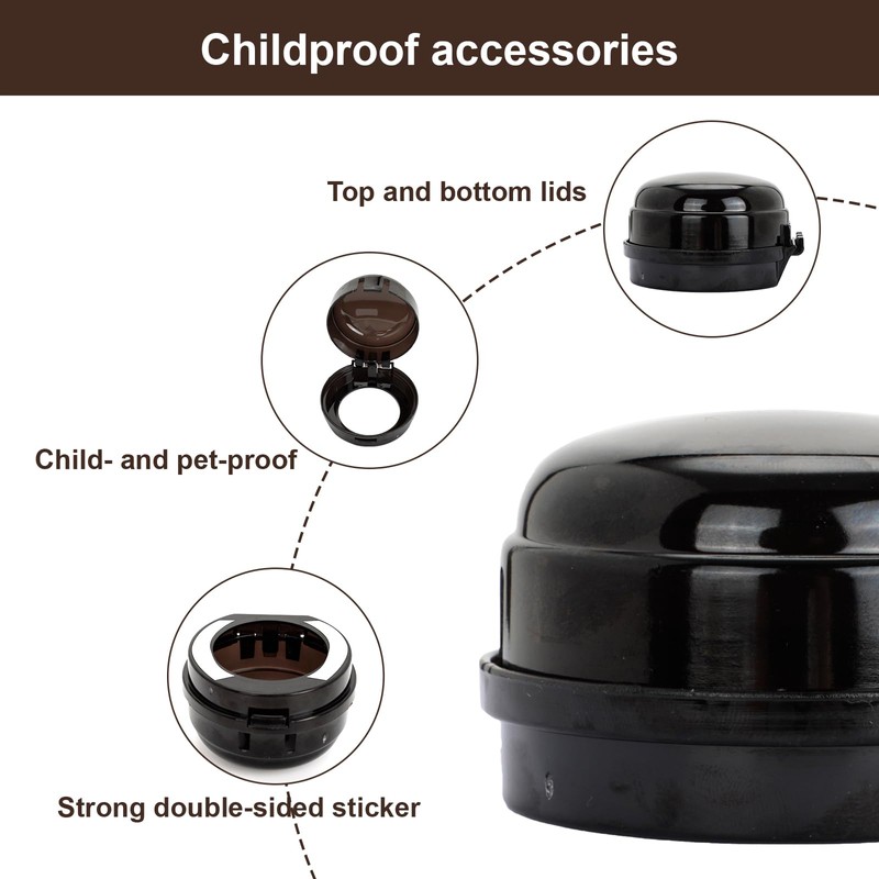 8p Pack Child Proof Stove Knob Safety Covers, Gas Oven