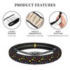 Colorful Butterfly Print Steering Wheel Cover