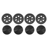 Luggage Caster Wheels Lightweight Silent Suitcase Universal Replacement Rollers Wheels