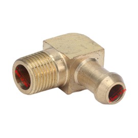 Aramox Turbo Brass Hose Fitting Fit for Garrett, 1/8in 27 NPT Turbocharger Brass Hose Fitting Nipple Corrosion Resistant Replacement