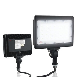 RuggedGrade 120W - Kivo II CS Series LED Floodlight - 17,400 Lumens - Color Selectable 30K/40K/50K - with Photocell - Knuckle Mount