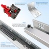 4 Pairs Undermount Drawer Slides 18 inch Undermount Soft Close