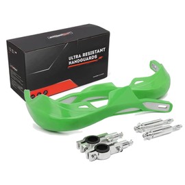 JFG RACING Motorcycyle Hand Guards,7/8'' and 1 1/8'' Handlebar Dirt Bike Handguards Accessories Universal for Dirtbike Snowmobile ATV Pit Bike Off Road Motocross Enduro MX -Green