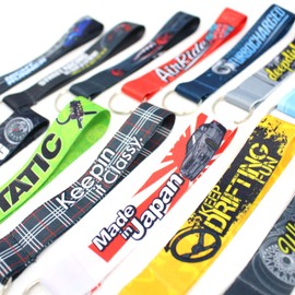 VmG-Store Set of 2 tuning lanyard key fob car accessory dub pendant (2 x Keepin it Classy)