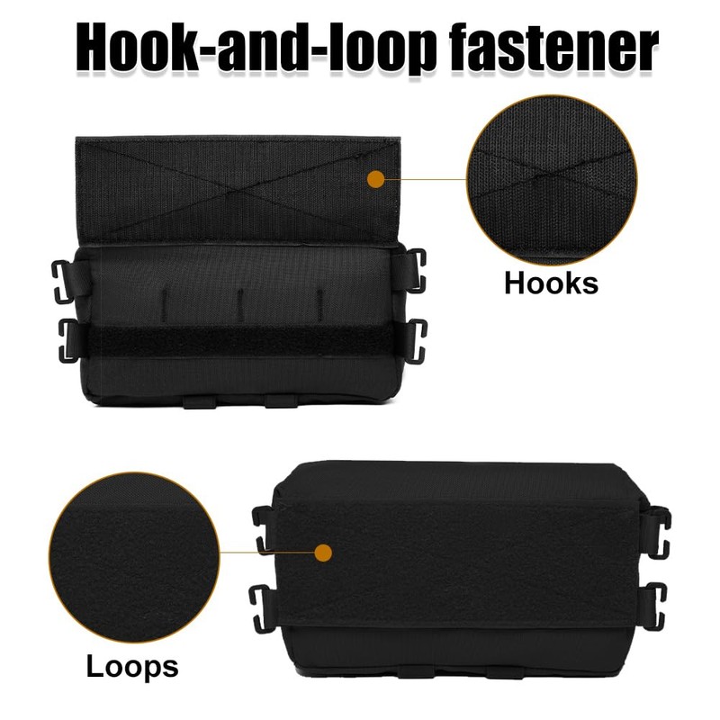 Tactical Molle Admin Pouch, Waterproof Utility Tool Pouch Gadget Storage