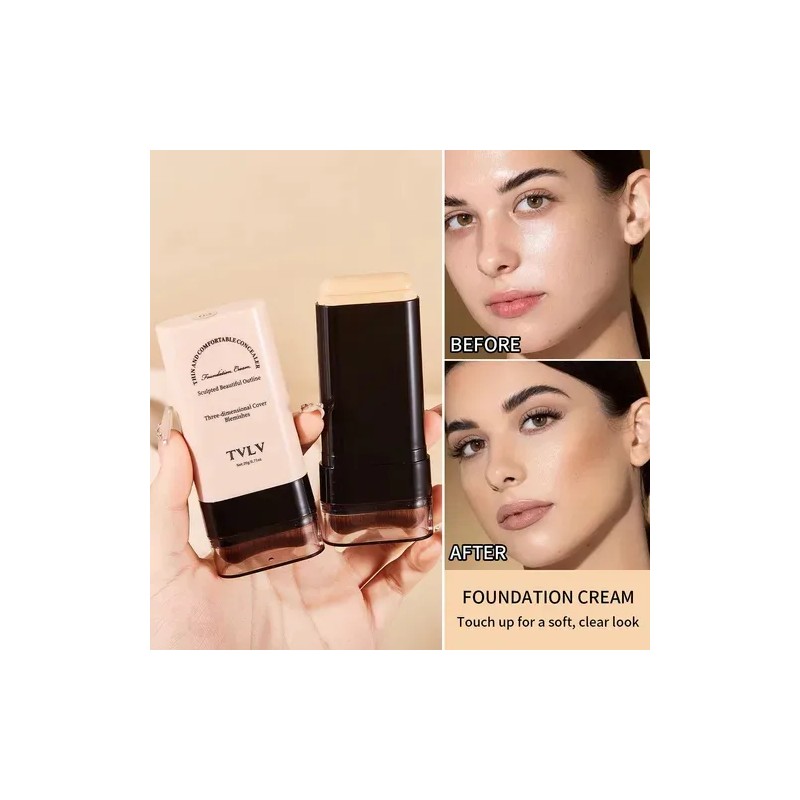 Base De Maquillaje Conceal Skin + Pincel Natural 02 Color