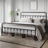 Yaheetech Classic Metal Platform Bed Frame Mattress Foundation with Victorian