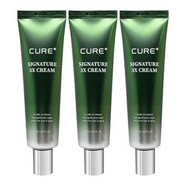 Kim Jeong-moon Aloe [Seller Hub 1] Kim Jeong-moon Aloe Cure Signature Three / [셀러허브 1]김정문알로에 큐어 시그니처 쓰리엑스 크림 50ml 주름케어 3개 Ss (49943885) 1개