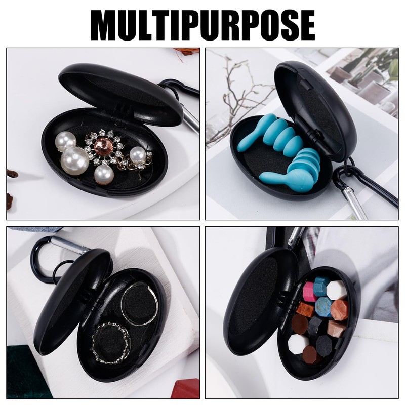 XIHIRCD Ear Plug Carrying Cases, Potable Storage Earplug Box with