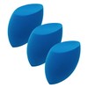 FILLIMILLI Olive Young Puff, 3-Piece Set, Blue, Teardrop Shape, Makeup