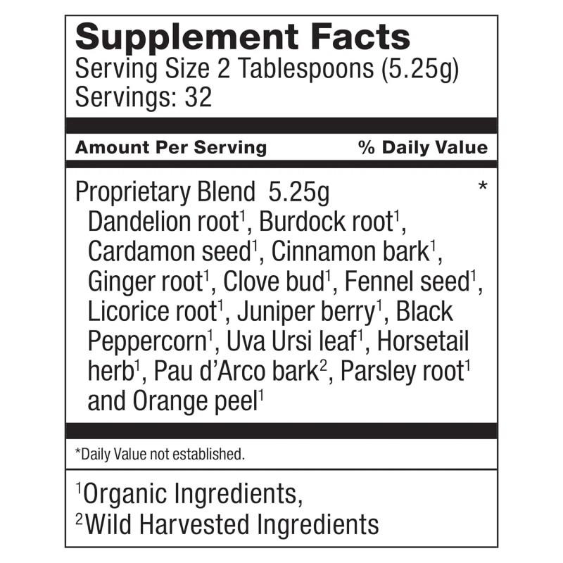 Dr. Schulze Dr Schulze Detox Tea All Purpose Herbal Tonic,