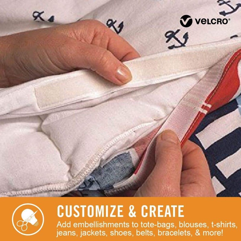 VELCRO Brand For Fabrics | Permanent Sticky Back Fabric Tape