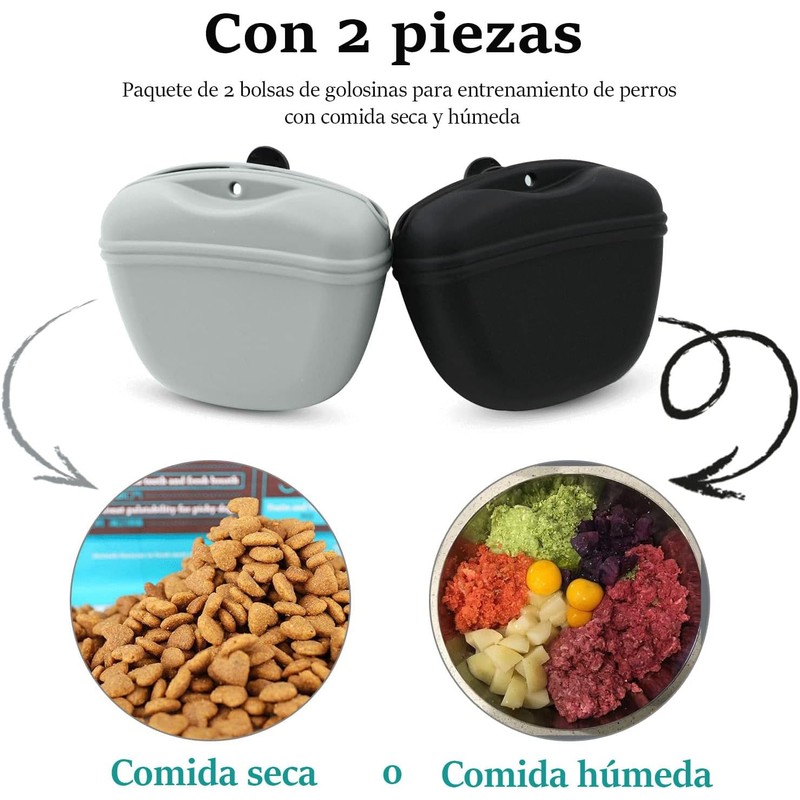 Bolsa de Silicona para Golosinas para Perros, Paquete de 2