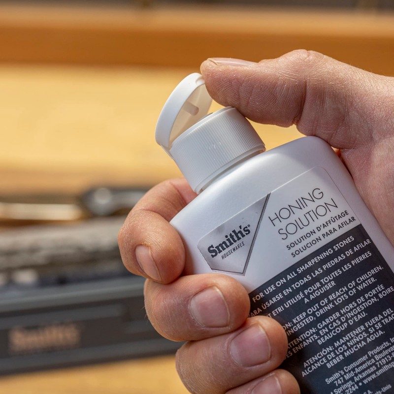 Smith's HON1 Honing Solution - 4oz Bottle - Lubricate Sharpening