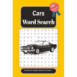 Cars Word Search Puzzle Book: Word Searches with Easy to Read Print about Automotives, Vehicles, Cars and More | 6x9 inches, 110 pages | 50+ ... Vacations, Holidays, Birthdays & Free times