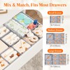 Lifewit Nursery Drawer Organizer for Clothes 24 Pack, Certified Child-safe