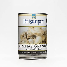 Almejas Grandes Al Natural Brisamar 320 grs