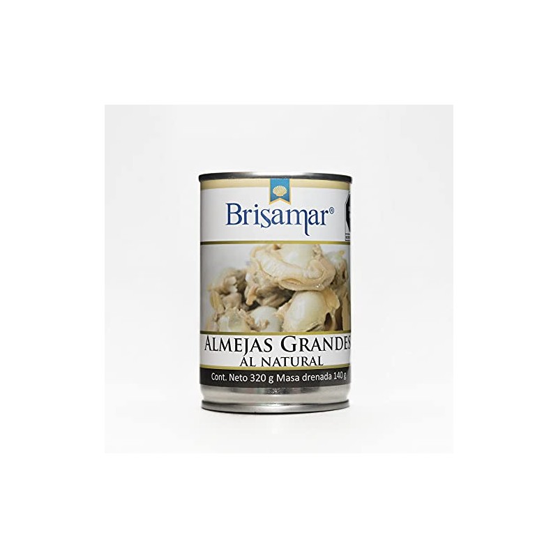 Almejas Grandes Al Natural Brisamar 320 grs