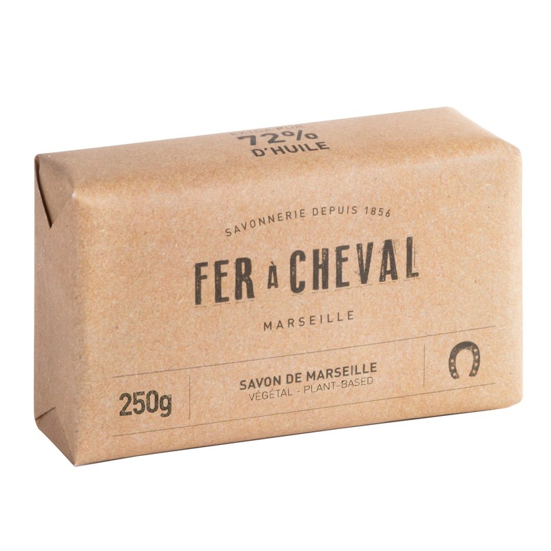 Fer à Cheval Authentic Savon De Marseille Soap Bar, Vegetal,