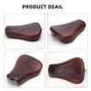 DREAMIZER Motorcycle Crocodile Brown Driver Solo Seat Soft Front Cushion