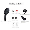 Matt Black Shower Head with Handheld Spray High Pressure-Multifunction Strong