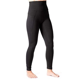 Fishers Finery Ecofabric Active Workout Legging High Waist Yoga Pant (Black, XS)