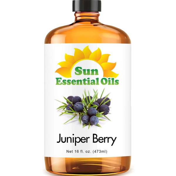 Sun Essential Oils 16oz - Juniper Berry Essential Oil - 16 Fluid Ounces