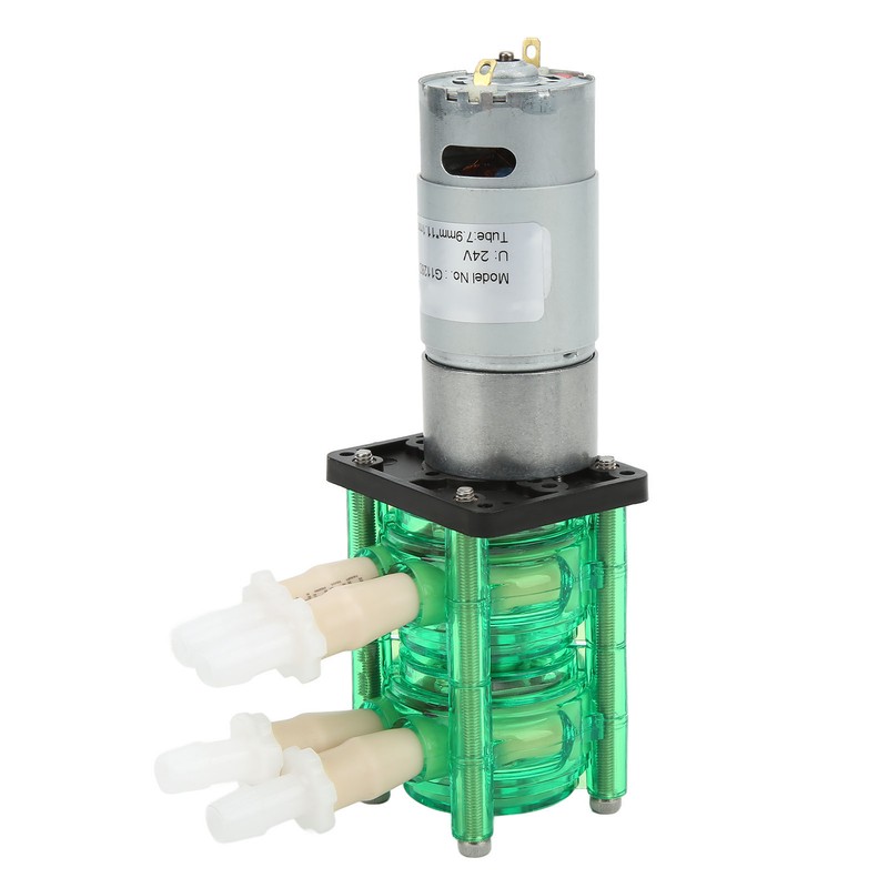 Dual Head High Flow Corrosion Resistant Peristaltic Pump Liquid Dosing