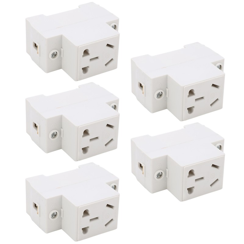 Power Socket 5 Hole 250V Durable Material Stable Sockets Safe