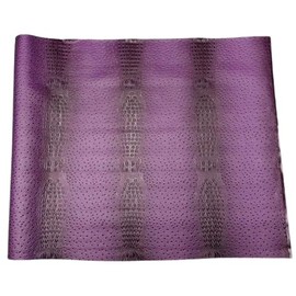 Gatorich Animal Print Faux Leather Upholstery Crafting Vinyl Fabric - Sold by The Yard - 54" (Purple II)
