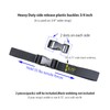 Baitoo Side Release Buckle 3/4inch Plastic Snap Claps Buckle Clips