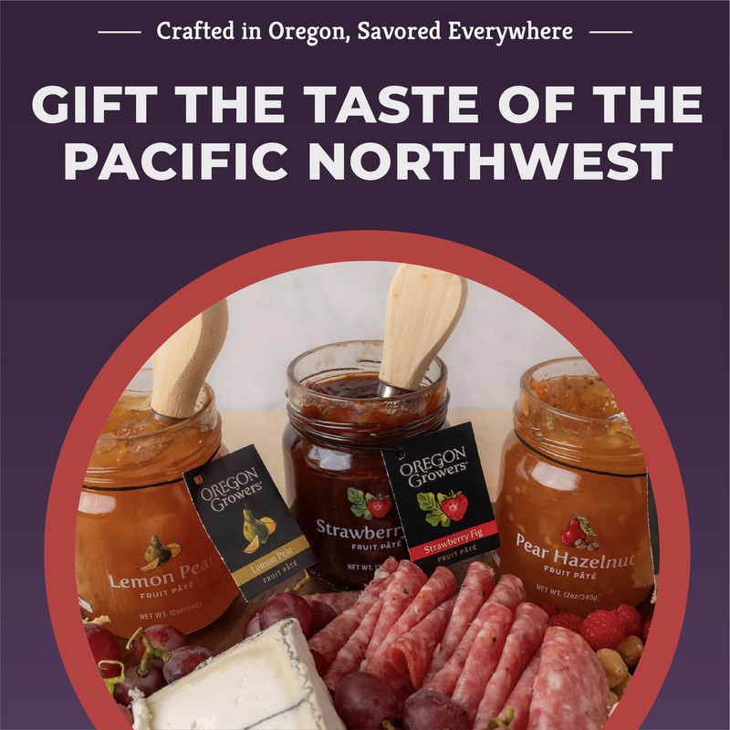 Oregon Growers Lemon Pear Fruit Pate - Lemon Pear Jam,