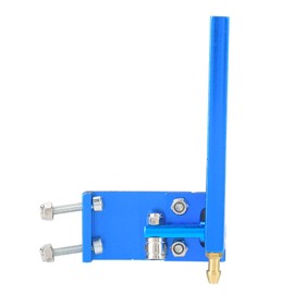 Aluminum Rudder with Water Pickup Inlet for RC Racing Electric Boat Model Marine (Blue, 75mm)