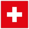 HouseholdBasics 10 x Switzerland Flag Stickers 5.2 x 5.2 cm