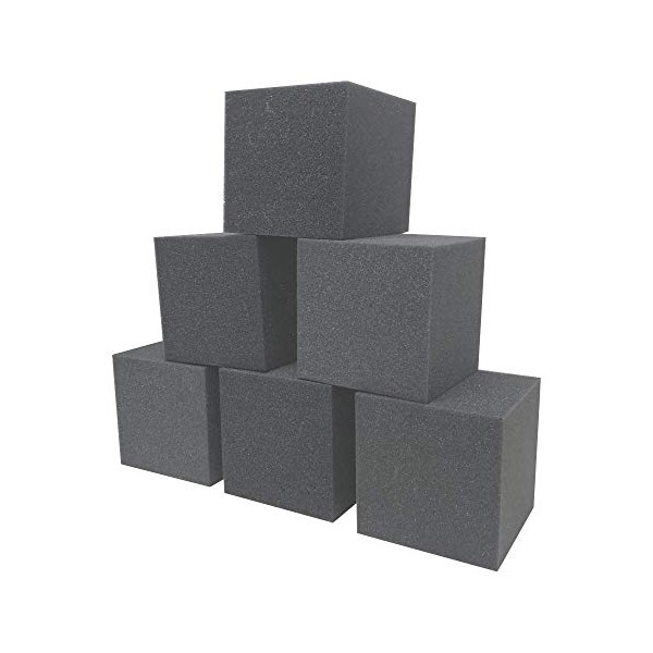 Foamma Charcoal Foam Pit Cubes/Blocks 5â x 5â x 5â
