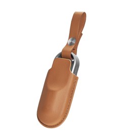 HOZO NeoRulerGO Brown Microfiber Leather Case – Elegant Leather Sleeve with Keyring for NeoRulerGO, Classic Brown Design with Refined and Stylish Appeal,Easy to Carry and Secure