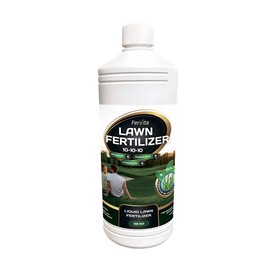 Liquid 10-10-10 Fertilizer for Lawn, Plants, Vegetables, Flowers - All Purpose Plant Food Outdoor & Indoor Plant Food - Balanced NPK Lawn Fertilizer with Nitrogen Potassium Phosphorus (32oz)