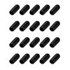 20pcs Rubber End Caps Inner Diameter 4mm Height 15mm Screw