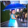 Auto-Open Light Up LED Rain Umbrella,32" Handheld Sun Wind Umbrella