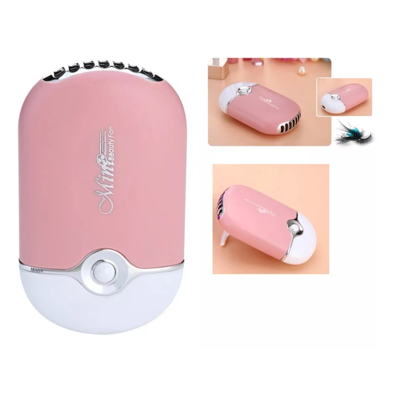 Mouyic Ventilador De Pestañas + 50 Cepillos Pestañas+100 Microbrush
