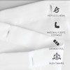 Mebix TRD Cortina de baño Impermeable,Lavable, Antimoho 183X214cm con 12