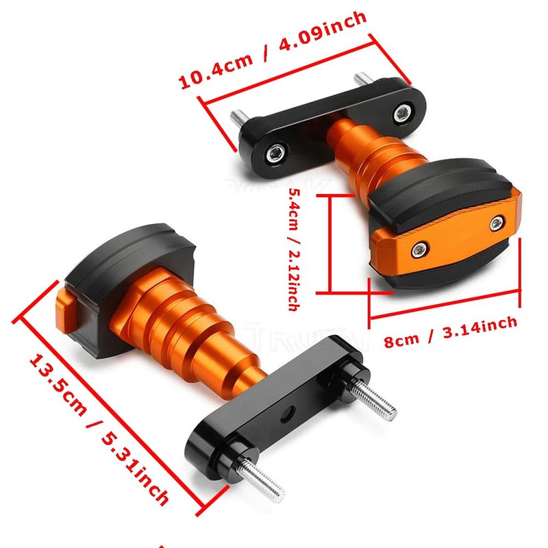 Duke 125 390 2013-2023 Frame Sliders Motorcycle Engine Crash Protection
