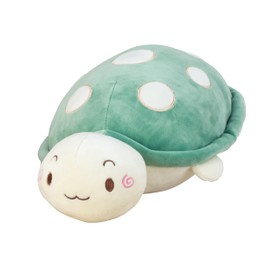 Lifestyle & More Baby Plush Toy Turtle Pink or Green Super Soft Spandex Plush 32 x 12 cm (Green)