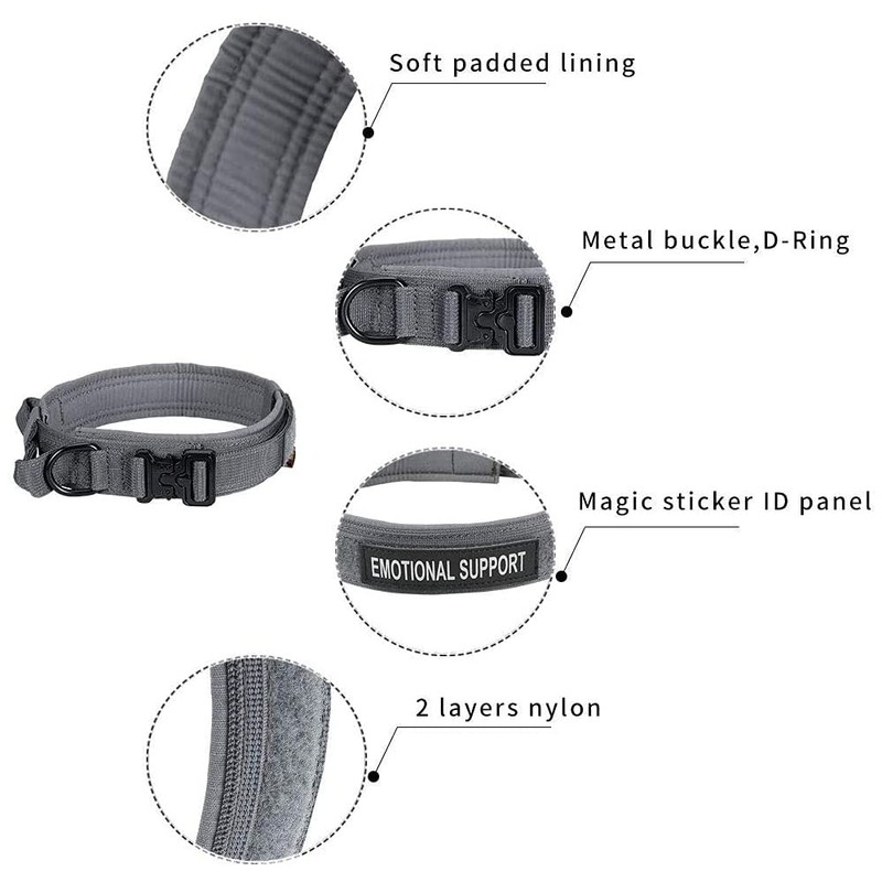 EXCELLENT ELITE SPANKER Dog Collar, Large, Nylon, Collar, For Military