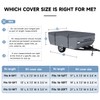 VINPATIO VINPATIO Pop Up Camper Cover - Grey, Folding Camper