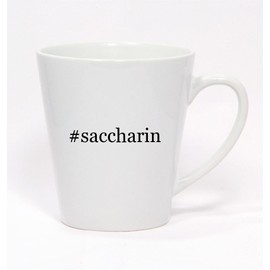Los Drinkware Hermanos #saccharin - Hashtag Ceramic Latte Mug 12oz