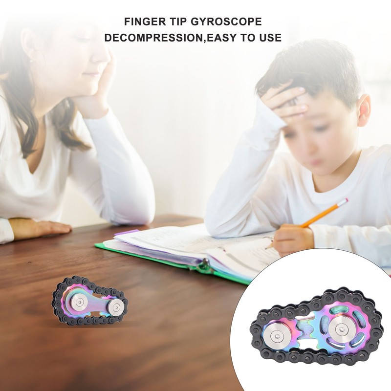 Sprocket Chain Gear Toy Decompression Pocket Size Multi Functional Sensory