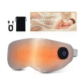 Heated Eye Mask for Dry Eyes, Cordless Sleep Mask with Warm Compress
